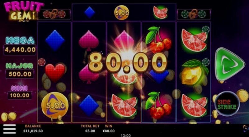 Play Fruit Gemz Splitz by Yggdrasil at 1Win Casino