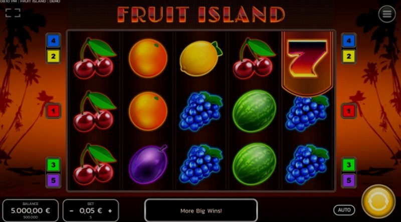 Play Fruit Island by Fazi at 1Win Casino