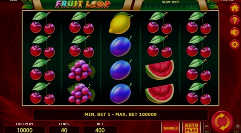 Play Fruit Loop by Amatic at 1Win Casino