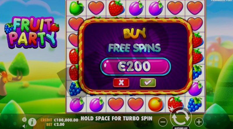 Play Fruit Party by Pragmatic at 1Win Casino