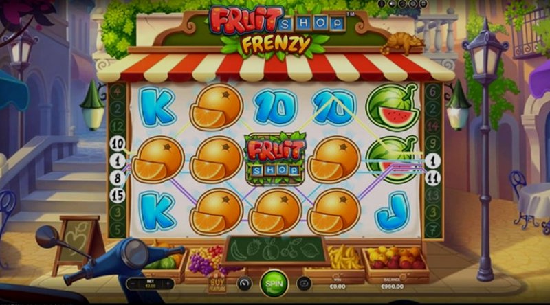 Play Fruit Shop Frenzy by Netent at 1Win Casino