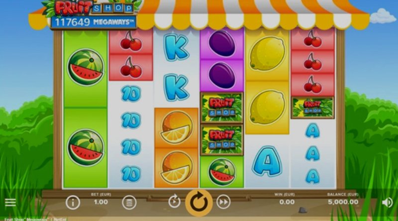 Play Fruit Shop by Netent at 1Win Casino