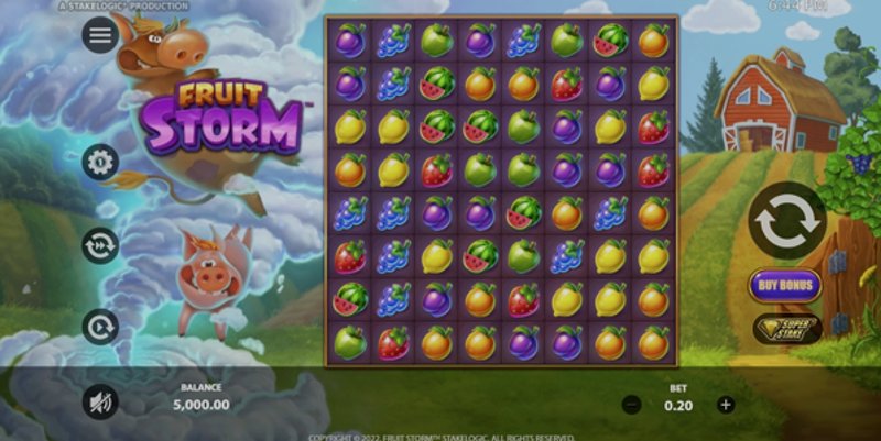 Play Fruit Storm by Stakelogic at 1Win Casino