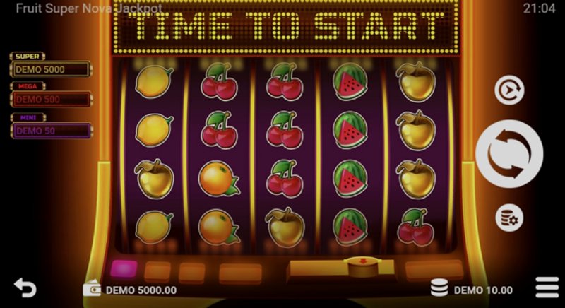 Play Fruit Super Nova Jackpot by Evoplay at 1Win Casino