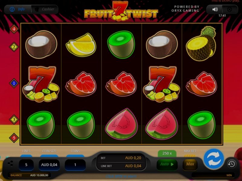 Play Fruit Twist by Oryx at 1Win Casino