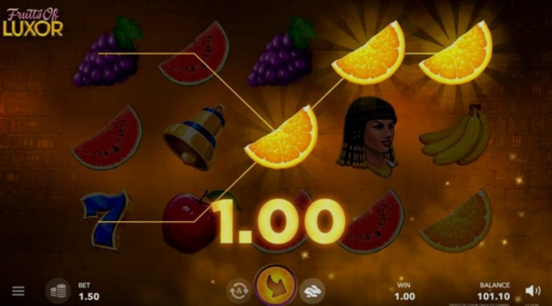 Play Fruits of Luxor in Brazil at 1Win Casino