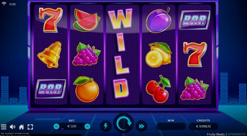 Play FRUITY BEATS by Spinmatic at 1Win Casino