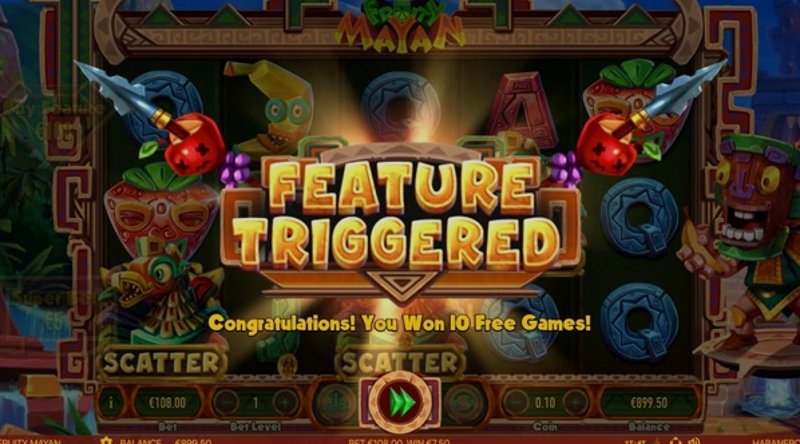 Play Fruity Mayan by Habanero at 1Win Casino