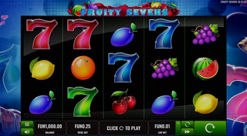 Play Fruity Sevens by Platipus at 1Win Casino