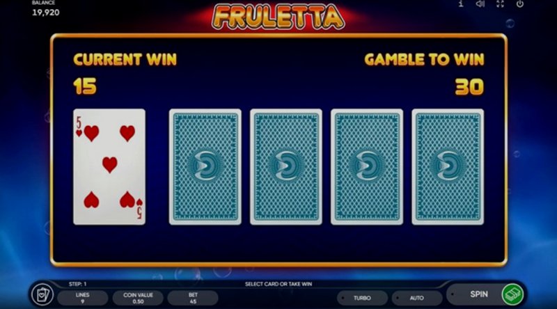 Play Fruletta by Endorphina at 1Win Casino