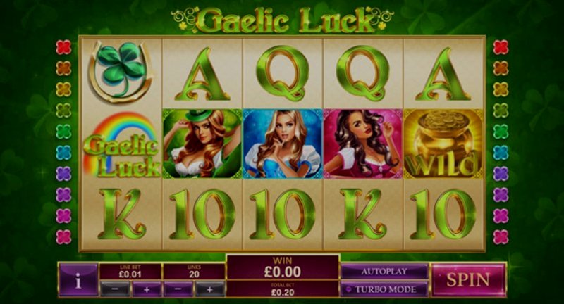 Play Gaelic Luck by Playtech at 1Win Casino