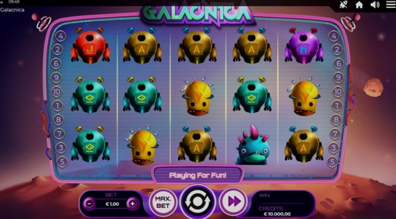 Play Galacnica by Spinmatic at 1Win Casino