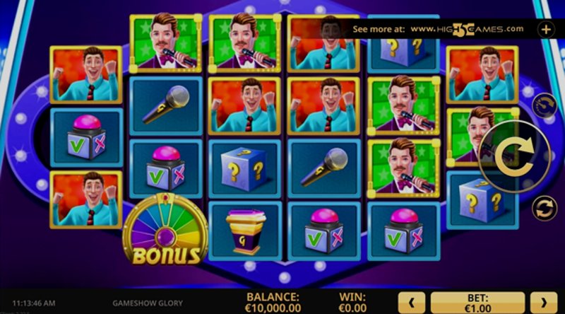 Play Gameshow Glory by High5 at 1Win Casino