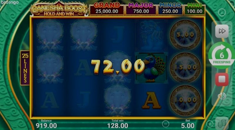 Play Ganesha Boost by Booongo at 1Win Casino