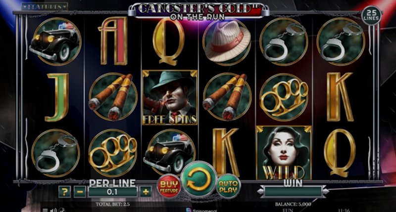 Play Gangsters Gold by Spinomenal at 1Win Casino