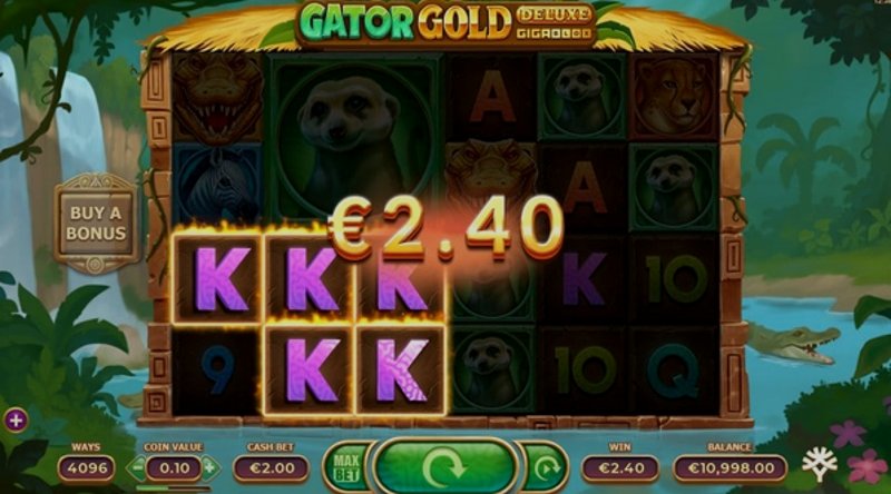 Play Gator Gold Deluxe Gigablox by Yggdrasil at 1Win Casino