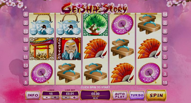 Play Geisha Story by Playtech at 1Win Casino