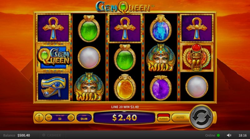 Play Gem Queen by Skywind at 1Win Casino