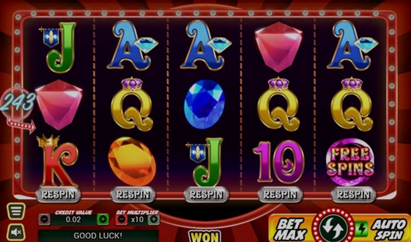 Play Gem Riches by Swintt at 1Win Casino