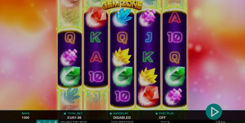 Play Gem Zone by Leander at 1Win Casino