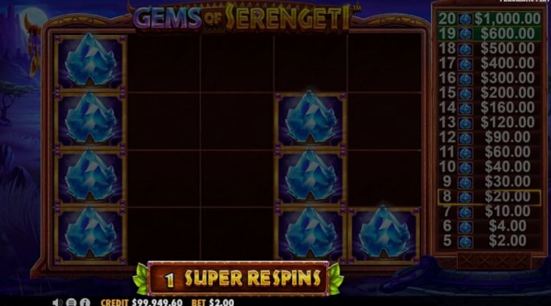 Play Gems of Serengeti by Pragmatic at 1Win Casino