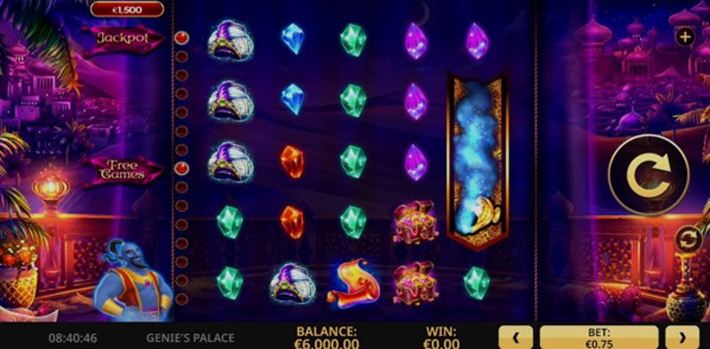 Play Genies Palace by High5 at 1Win Casino