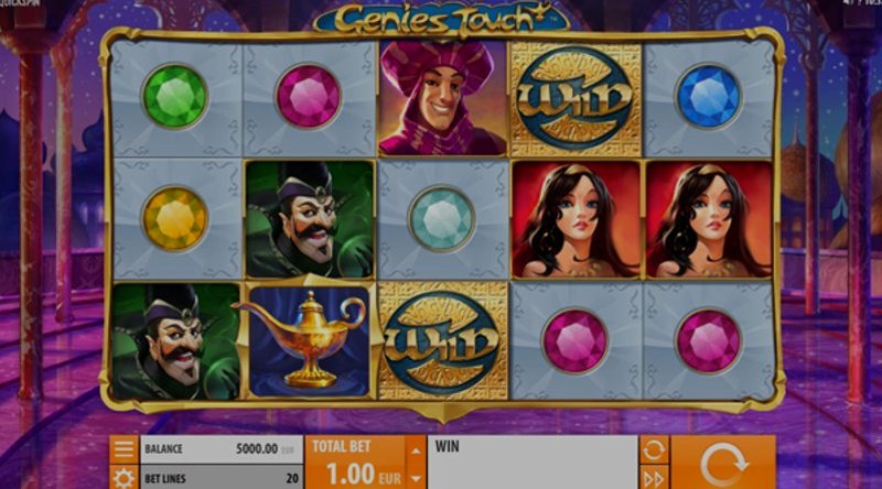 Play Genies Touch by Quickspin at 1Win Casino