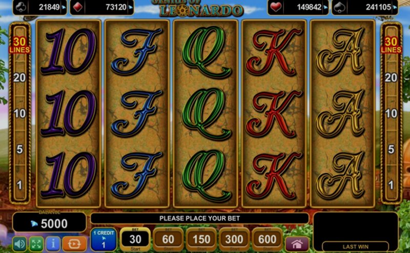 Play Genius of Leonardo by Amusnet Interactive at 1Win Casino