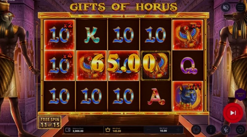 Play Gifts of Horus by Onetouch at 1Win Casino