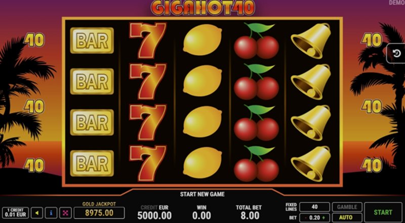 Play Giga Hot 40 by Fazi at 1Win Casino