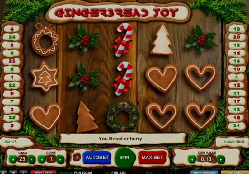 Play Gingerbread Joy at 1Win Casino