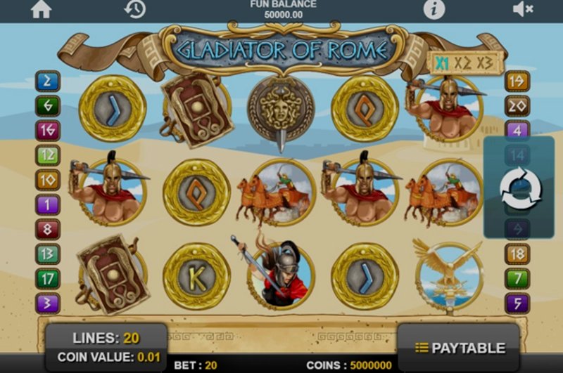 Play Gladiator of Rome in Brazil at 1Win Casino