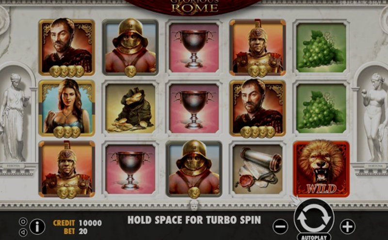 Play Glorious Rome by Pragmatic at 1Win Casino