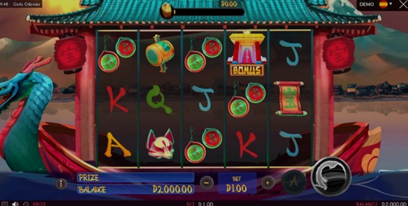 Play Gods Odyssey in Peru at 1Win Casino