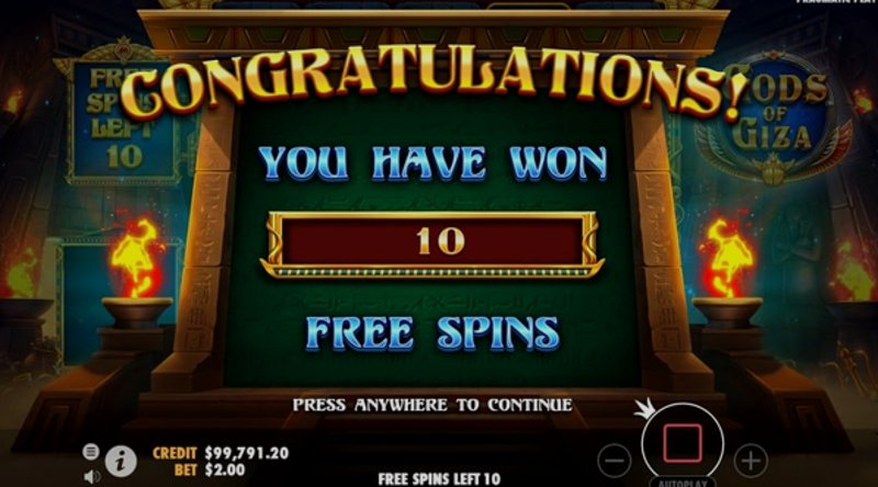 Play Gods of Giza by Pragmatic at 1Win Casino