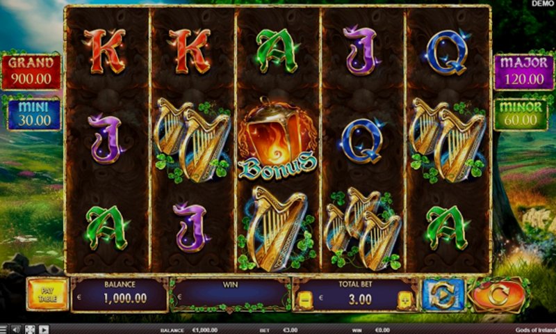 Play Gods of Ireland by Red Rake at 1Win Casino