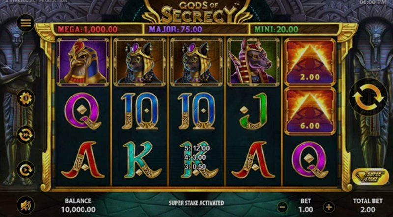 Play Gods of Secrecy by Stakelogic at 1Win Casino