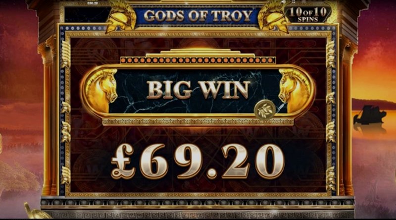 Play Gods Of Troy by Redtiger at 1Win Casino