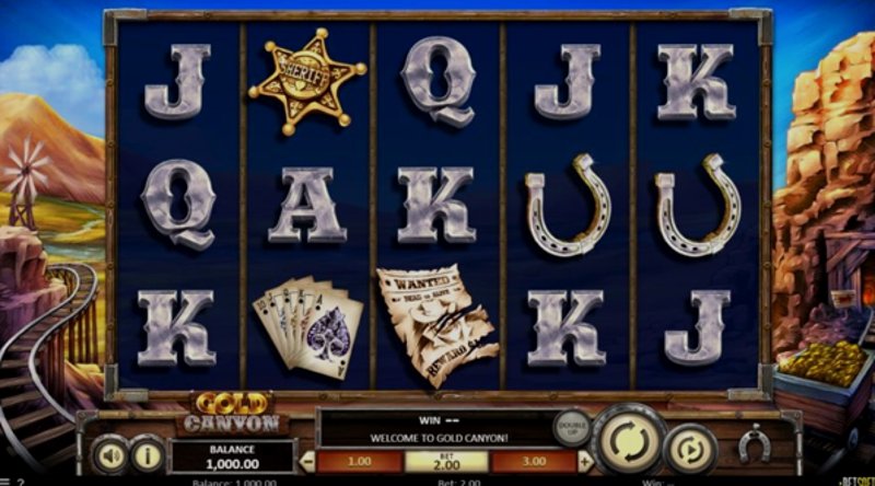 Play Gold Canyon in Thailand at 1Win Casino