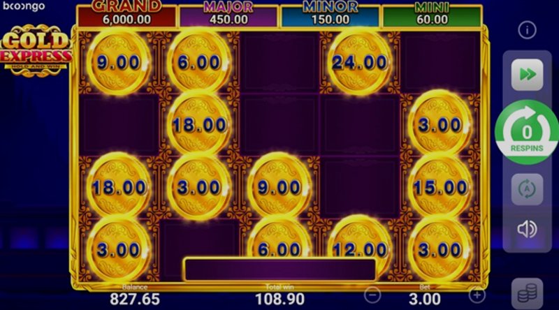 Play Gold Express by Booongo at 1Win Casino