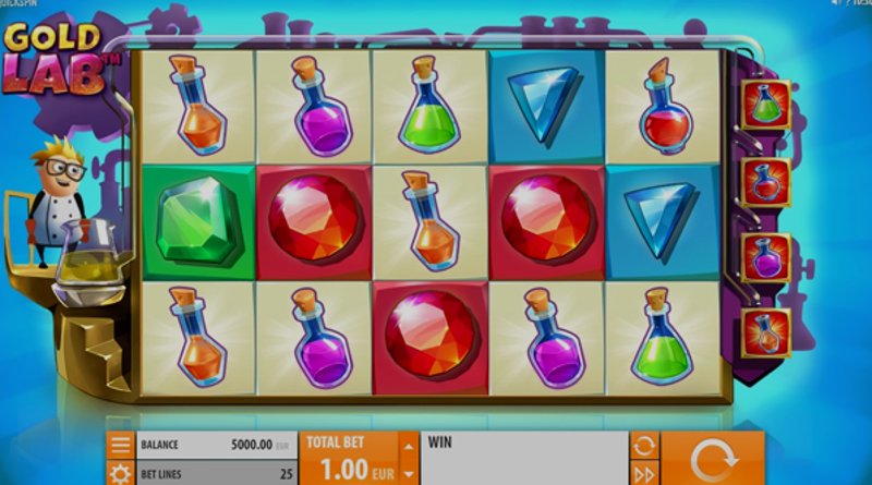 Play Gold Lab by Quickspin at 1Win Casino