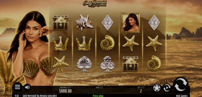 Play Gold Mermaid by Renata Gonzalez by Games Global at 1Win Casino