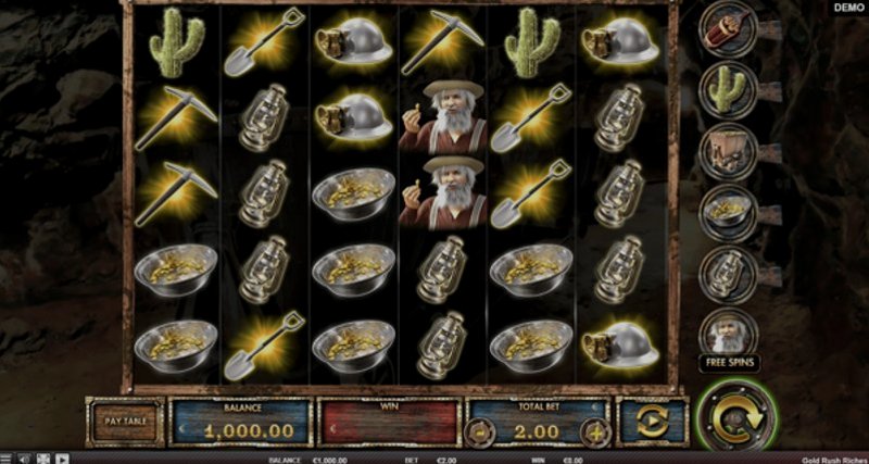 Play Gold Rush Riches by Red Rake at 1Win Casino