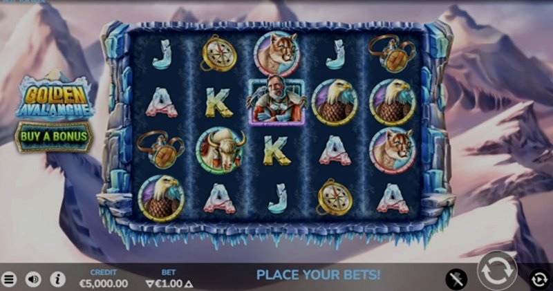 Play Golden Avalanche by Bluehorn at 1Win Casino