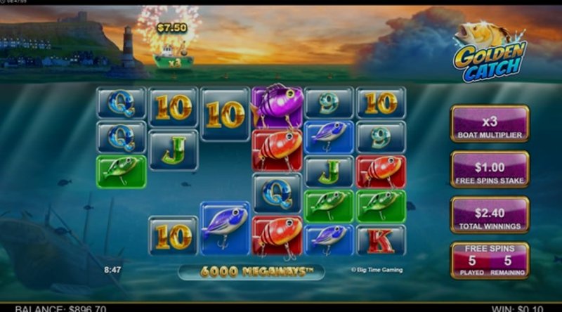 Play Golden Catch by Games Global at 1Win Casino