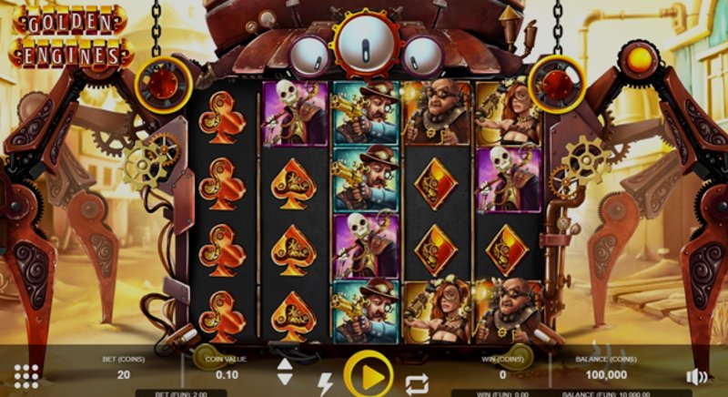 Play Golden Engines by Spearhead at 1Win Casino