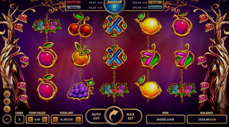 Play Golden Fruits by Netgame at 1Win Casino