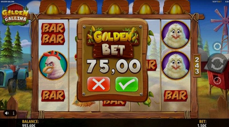 Play Golden Gallina by Isoftbet at 1Win Casino