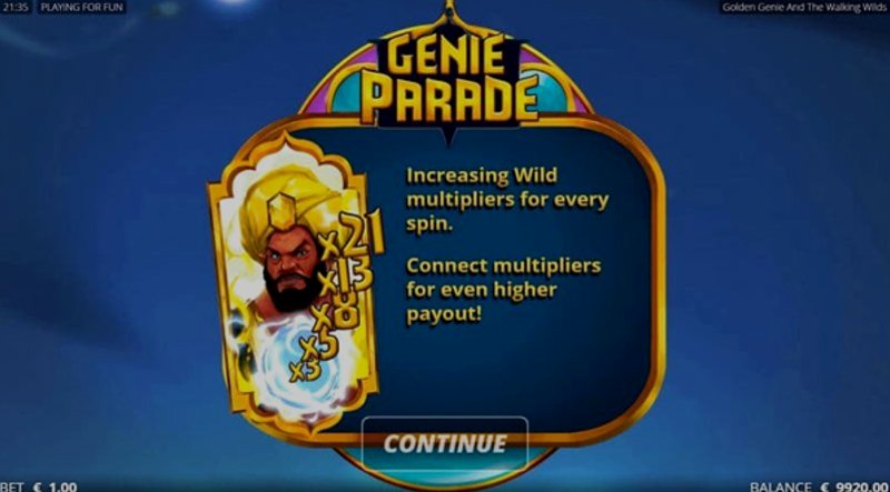 Play Golden Genie by Swintt at 1Win Casino