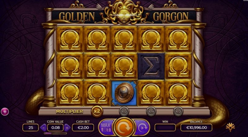 Play Golden Gorgon by Yggdrasil at 1Win Casino